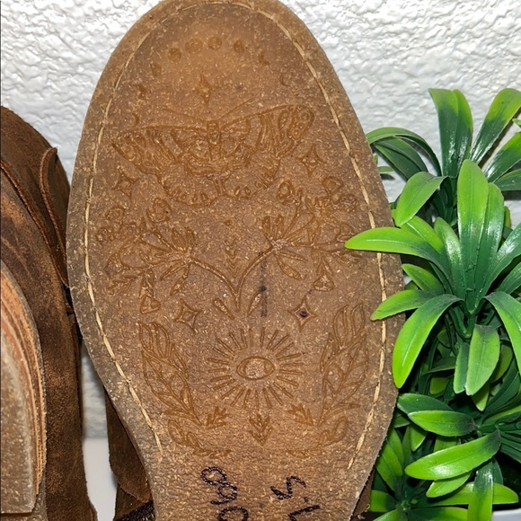 Born Brown Ankle Boots with Buckle Straps - Picture 10 of 14